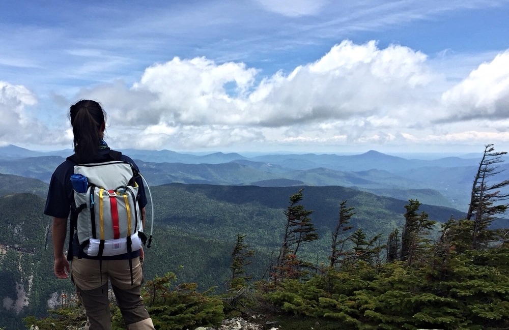 Above treeline at Mount Carrigain. Close to the summit!