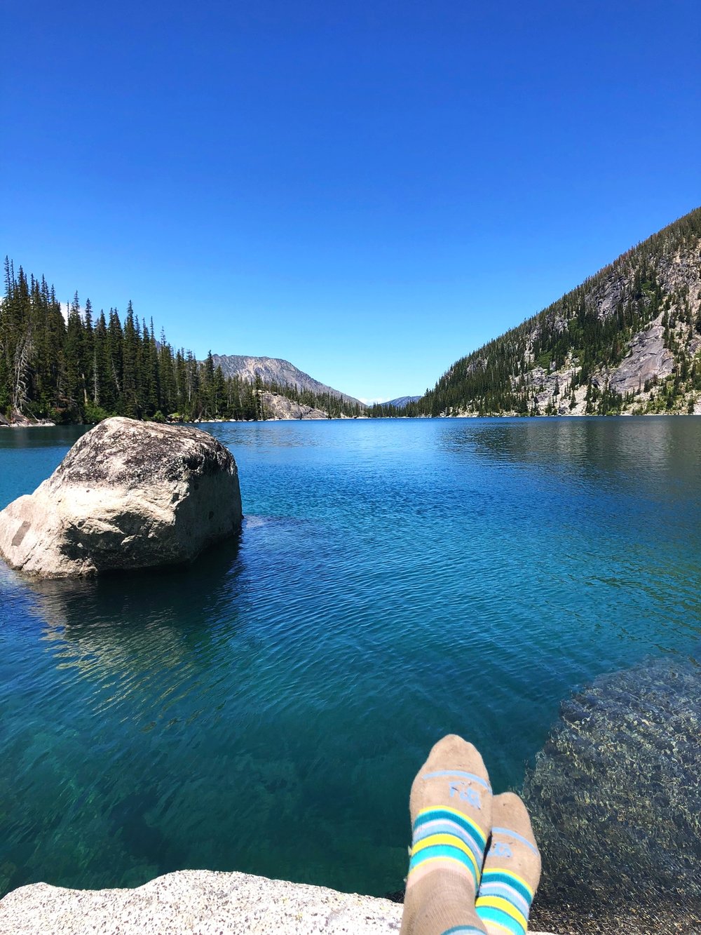 Colchuck lake from the other side