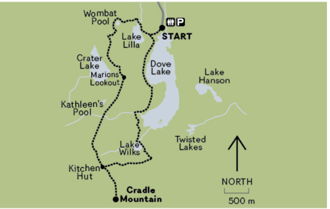 Crater Lake Map