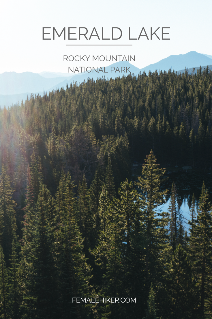 Emerald Lake in Rocky Mountain National Park