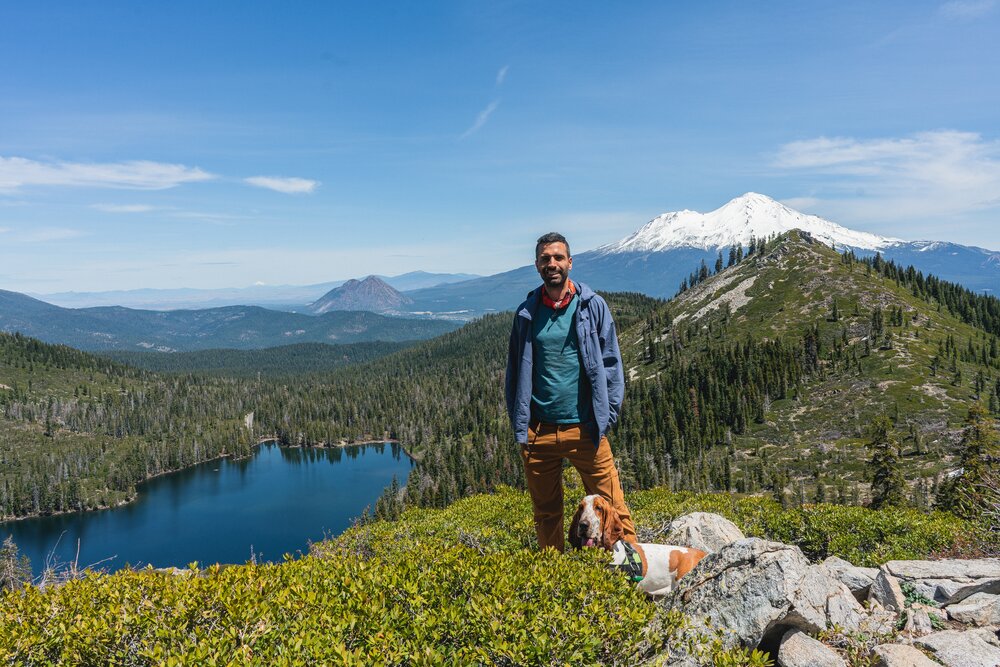 Heart Lake in Mount Shasta hiking. FemaleHiker