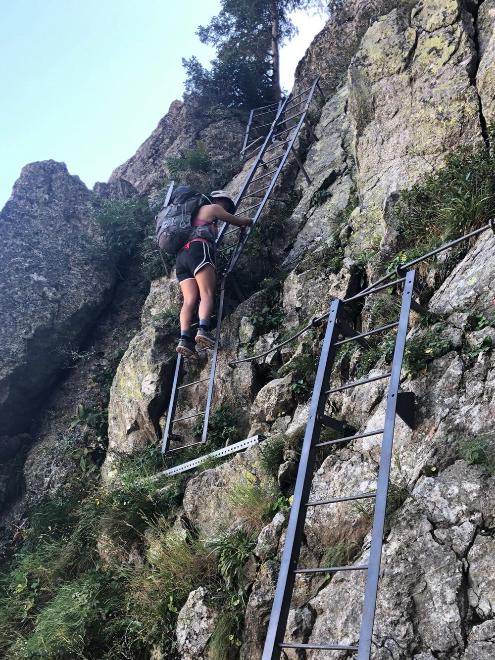 Ladders to Lac Blanc