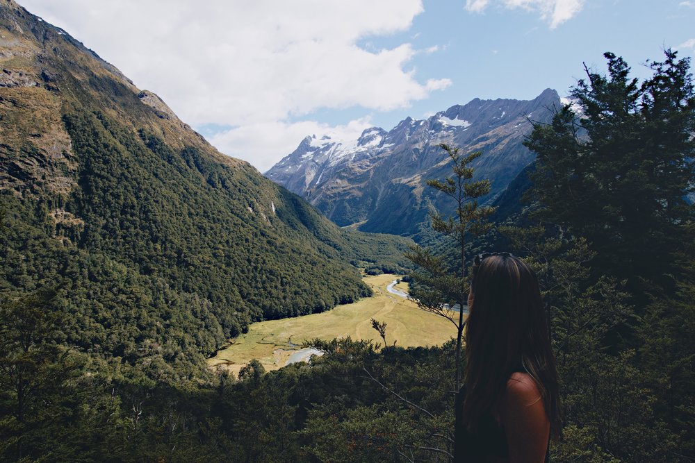 Routeburn Track in New Zealand