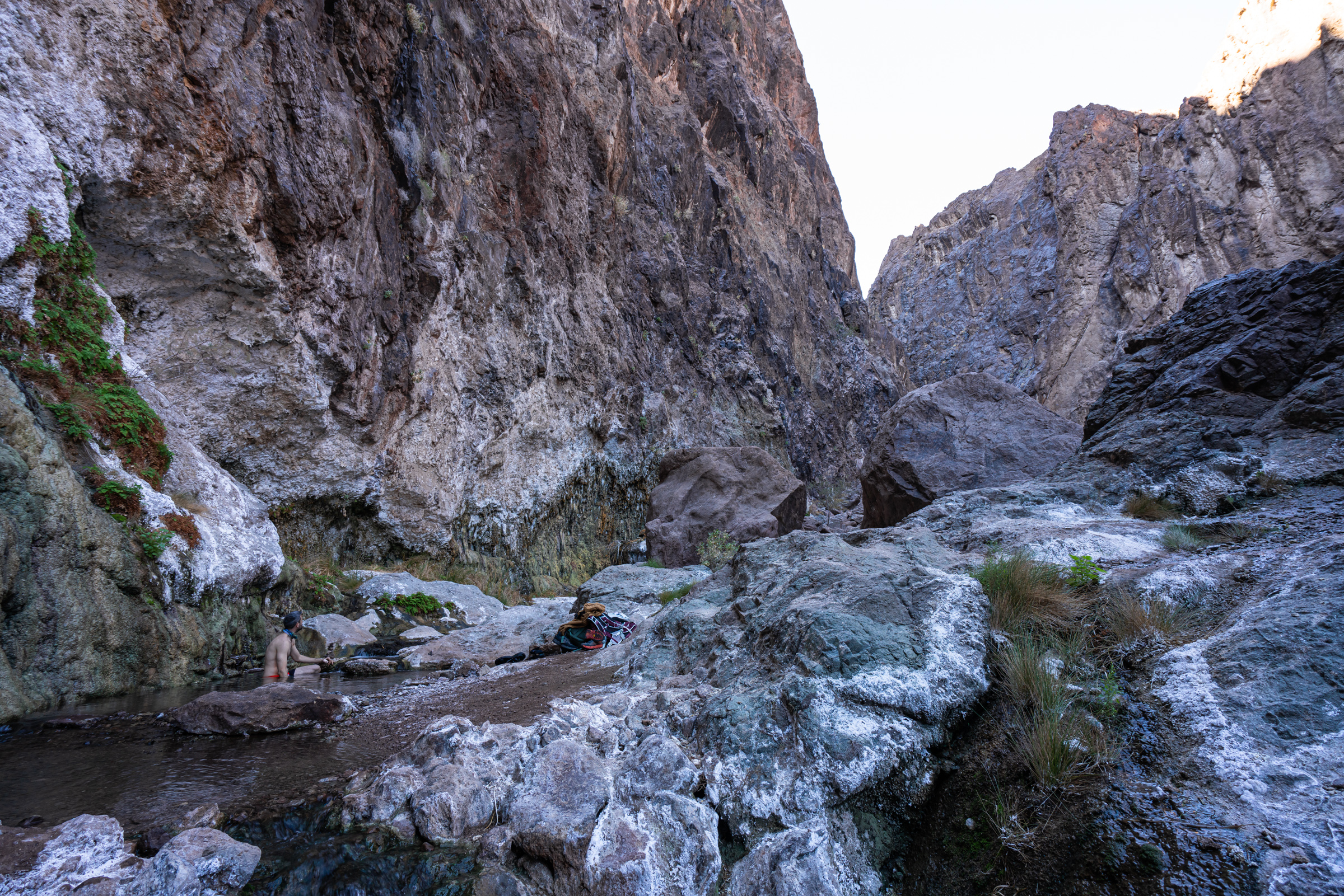 Gold Strike Hot Springs Hiking in Las Vegas