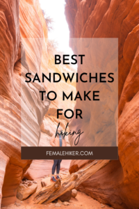 types of sandwiches for hiking