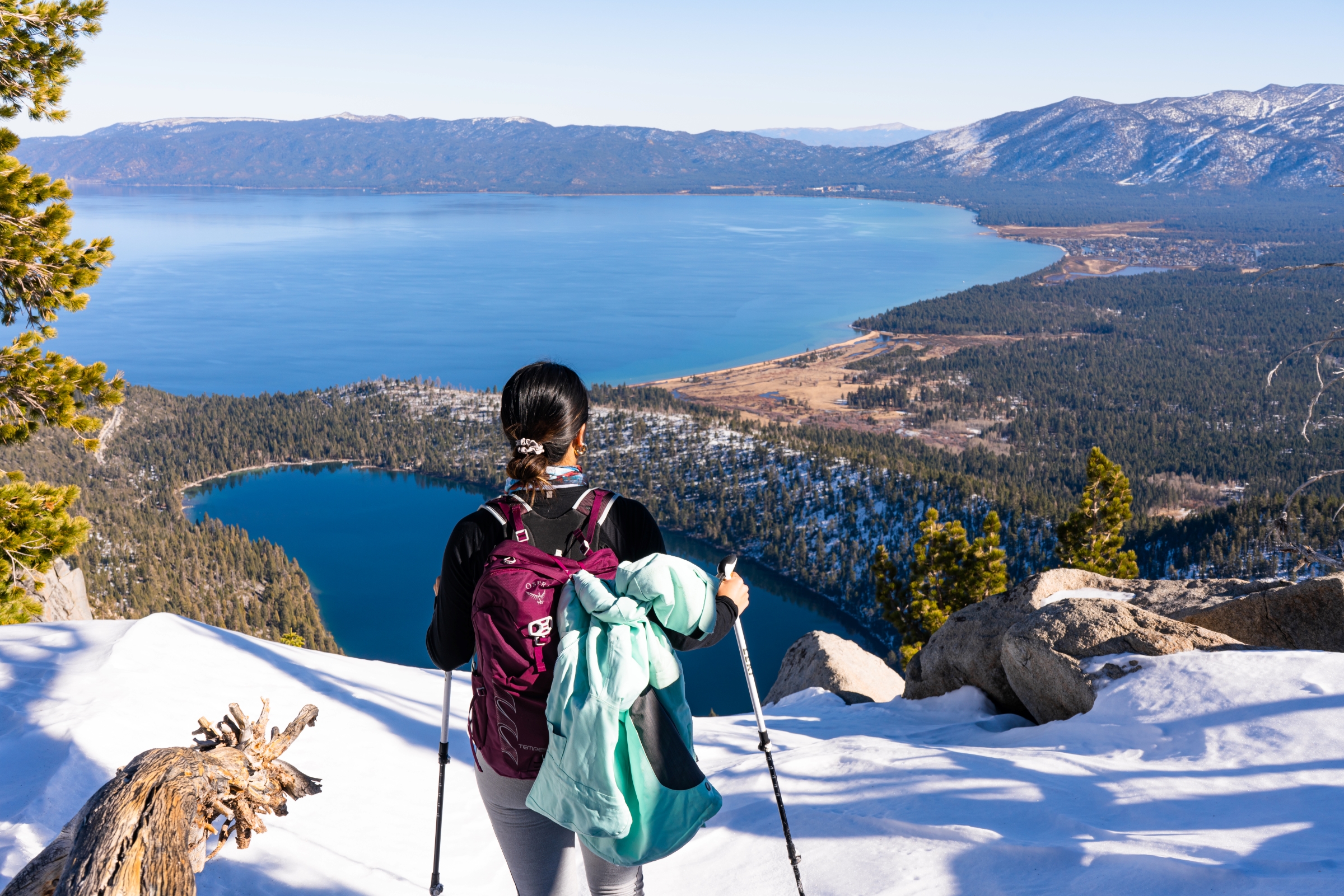 snowshoeing in Lake Tahoe