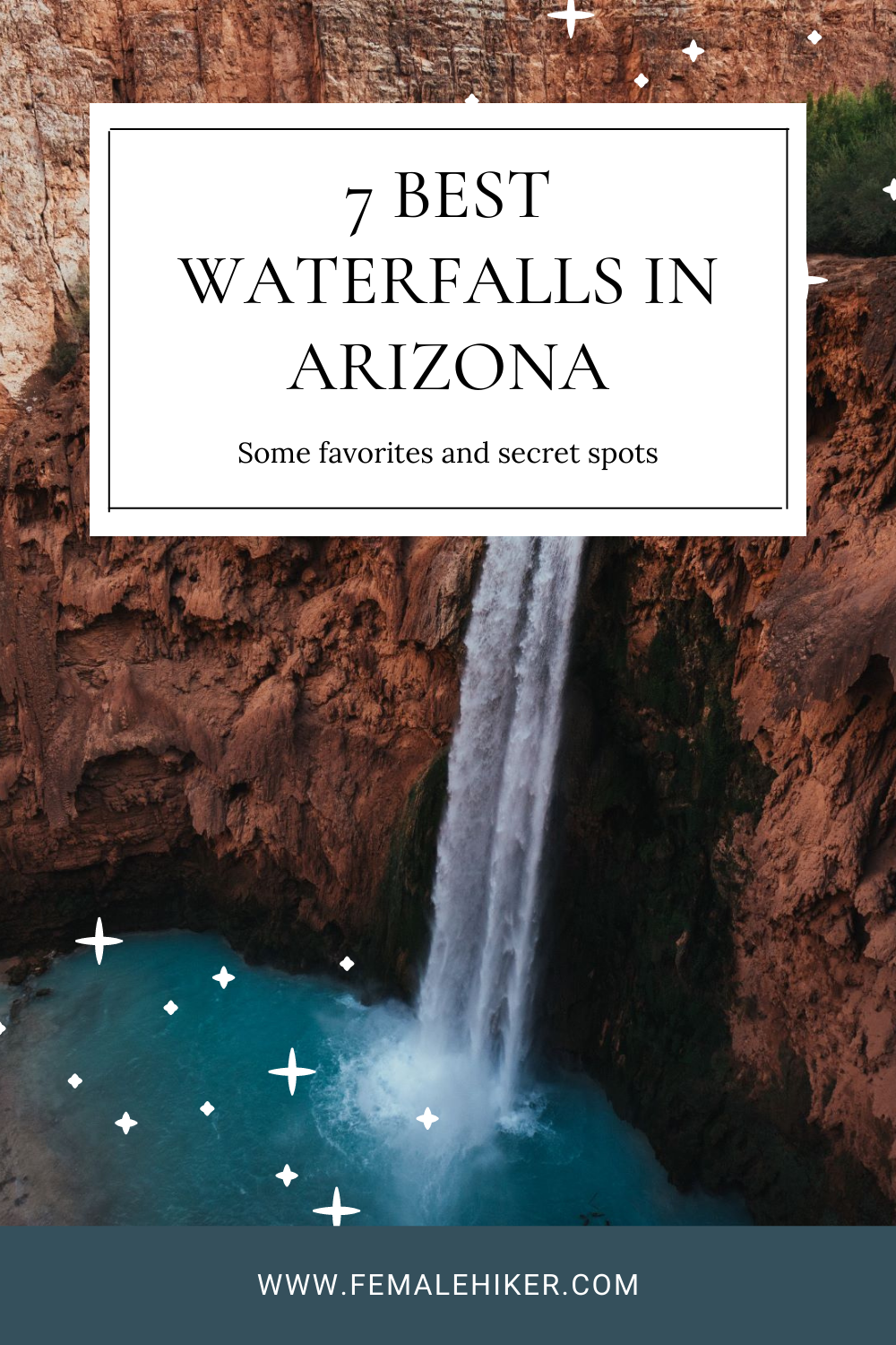 arizona waterfalls hiking FemaleHiker