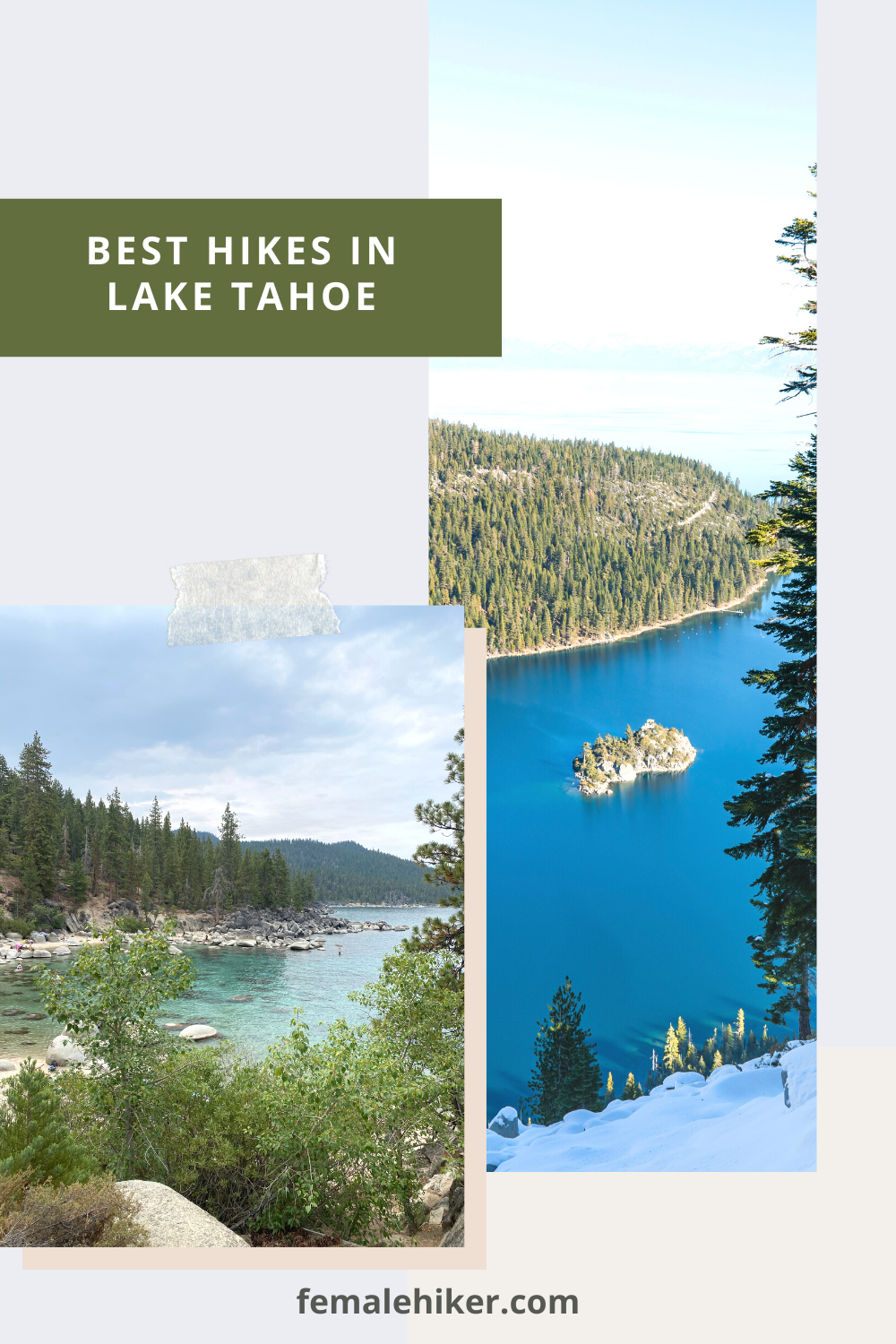 best hiking trails in Lake Tahoe