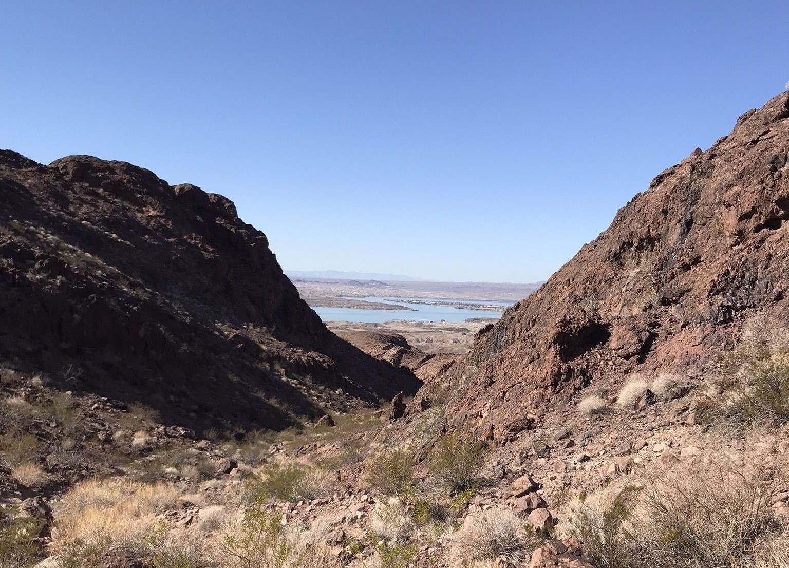 hiking near lake havasu femalehiker