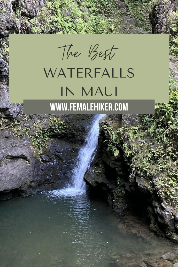 waterfall hiking in maui