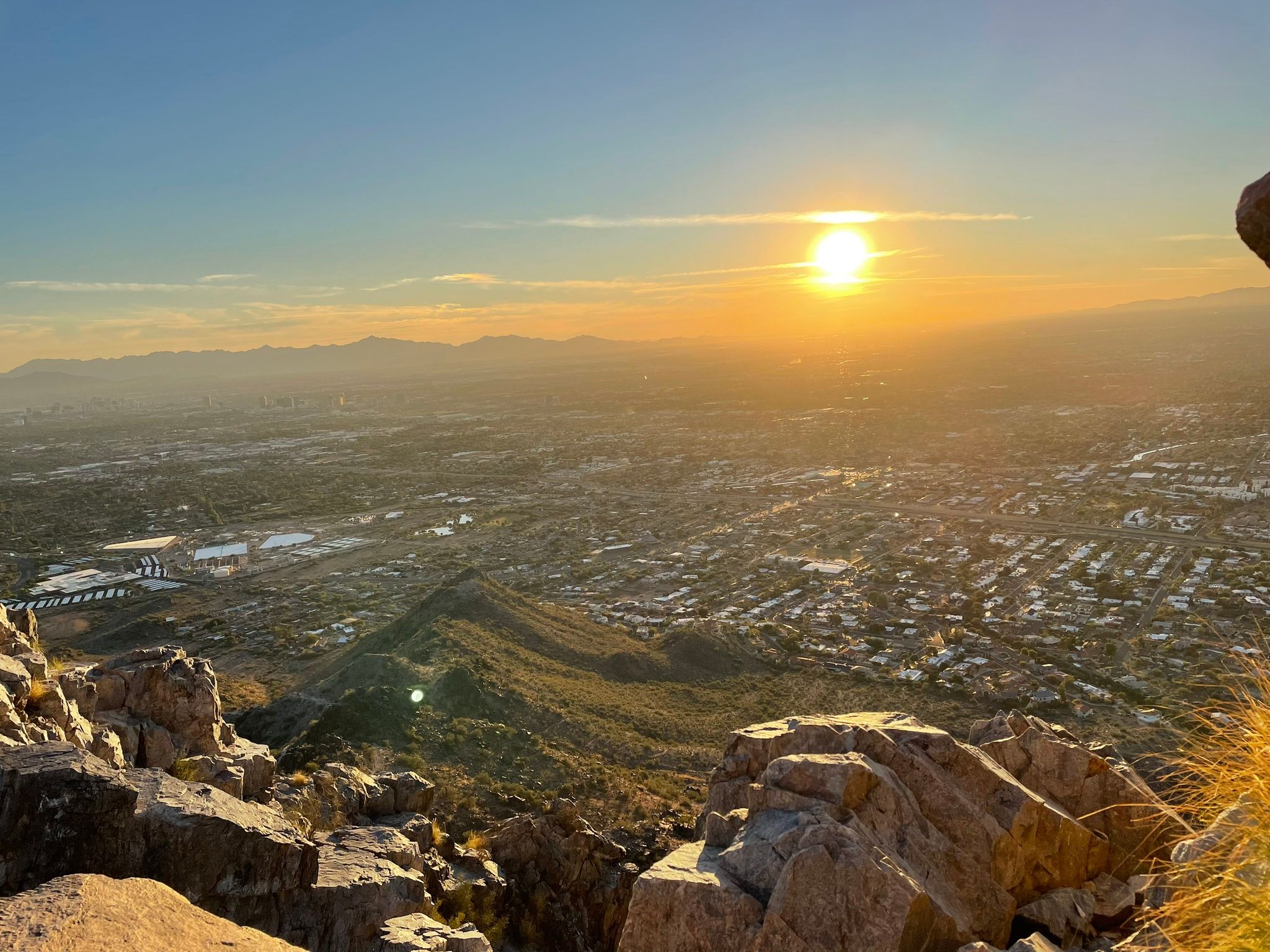 Gorgeous views from Piestewa Peak - one of the harder hiking trails in Scottsdale