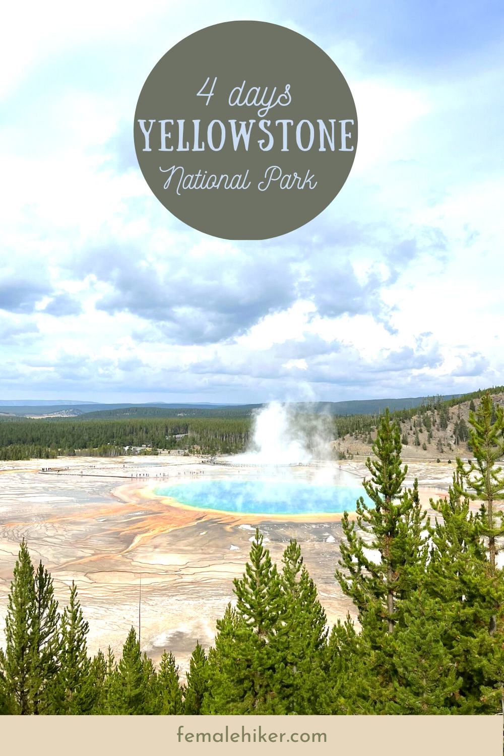 yellowstone 4 day itinerary