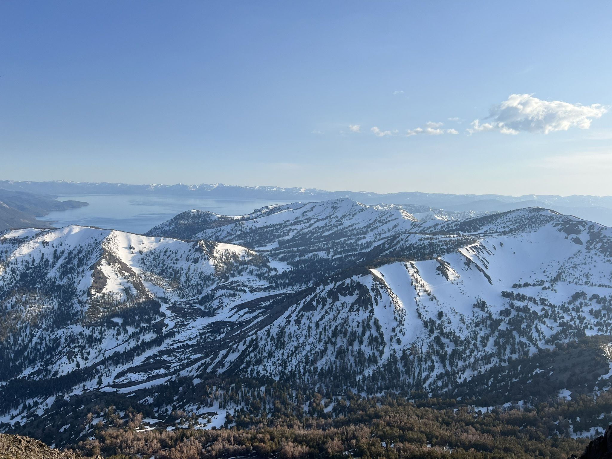 Snowshoeing Mount Rose Trail in Lake Tahoe