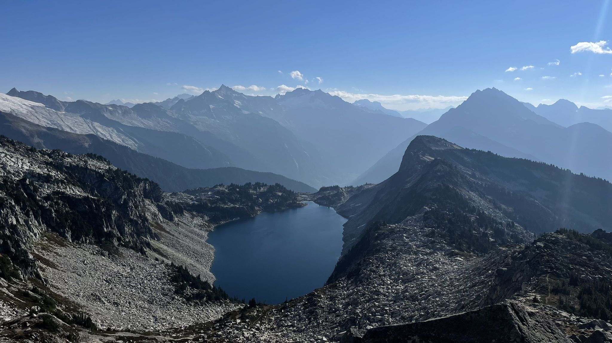 The alpine views of Hidden Lake Trail. One of the best hikes in North Cascades 