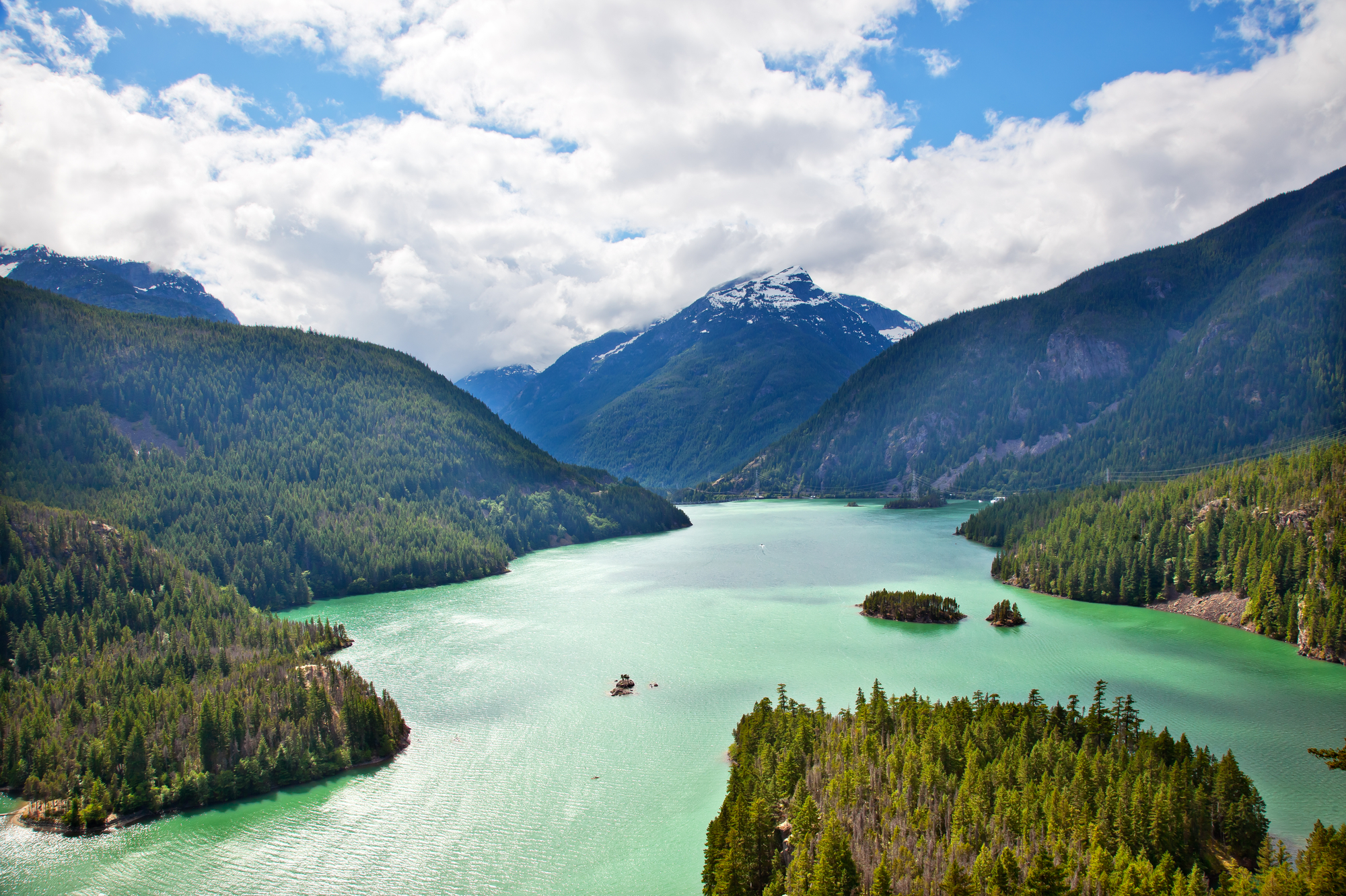 Incredible views of Diablo Lake from North Cascades hikes