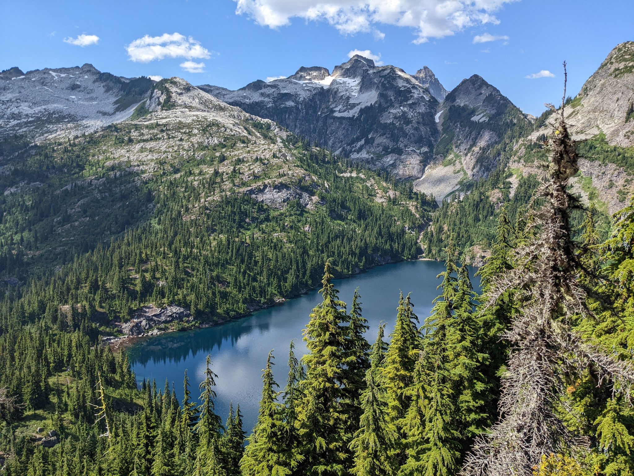 Thornton Lake up to Trappers Peak is one of the hardest hikes in North Cascades 